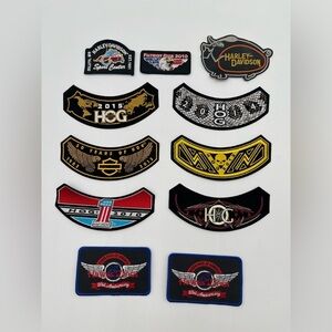 Harley-Davidson Motorcycle HOG Patches Misc Biker Lot New Harley Owners Group